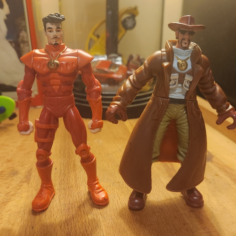 Stan Lee Backstreet Boys Project  Action Figures Burger King Marvel.